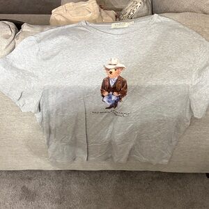 Ralph Lauren Polo Denim & Supply Crewneck Tee - Heather Gray